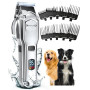 Oneisall Tondeuse à poils pour chiens de haute qualité, tondeuse sans fil entièrement étanche IPX7, adaptée aux poils longs et é