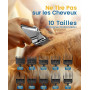 Oneisall Tondeuse à poils pour chiens de haute qualité, tondeuse sans fil entièrement étanche IPX7, adaptée aux poils longs et é