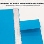 Deckle Edge Ruler Règle de Déchirement en Acier au Carbone 3pcs Règle de Bords Irréguliers Fabrication de Gaufrage en Acier au C