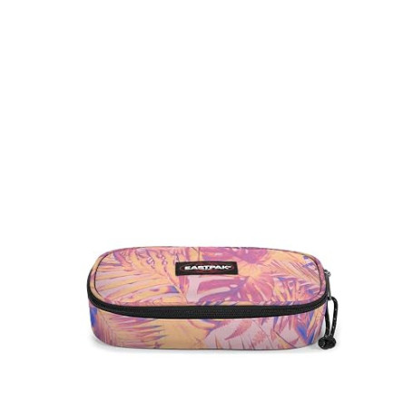 Eastpak Trousse à Crayons Simple Ovale — Pochette de Papeterie organisée avec Compartiments intérieurs et Poche zippée, 5 x 22 x