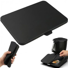 Protection Écran pour Thermomix TM7 Noir, protection d'écran alimentaire, résistante aux rayures, étanche, facile à nettoyer, no