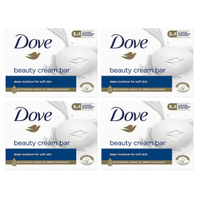 Dove Barre de crème de beauté originale 3 en 1 nettoie, hydrate et nourrit Savon de bain sans sulfate pour une peau douce et lis
