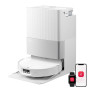 roborock Qrevo EdgeT Robot Aspirateur Laveur, 18500 Pa, Profil de 7,98 cm | Auto-Nettoyage Serpillière à 75°C, Station Multifonc