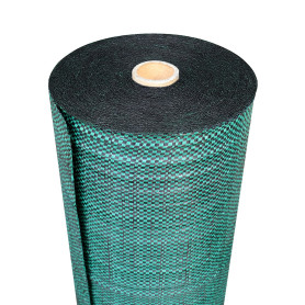 Toile de paillage tissée 130g/m² - Rouleau - Géotextile Anti-Mauvaises Herbes Haute résistance - Coloris Vert - Usage Jardin, al