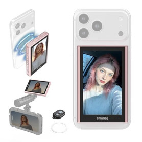 SMALLRIG Écran de Surveillance pour téléphone avec contrôle sans Fil, Enregistrement sans Fil 1080p, Moniteur vidéo magnétique p
