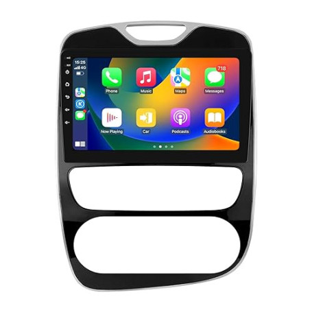 Ossuret Autoradio pour Renault Clio 4 (2012-2019), 10.1 Pouces Android 14 écran Tactile 2+32 Go Navigation GPS avec Carplay Andr