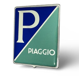 Blason Piaggio rectangulaire à encastrer pour Vespa GT GTS LX ET4 PX