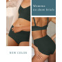 Levao Lot de 6 Culottes sans Couture Femmes Taille Haute Slips Invisibles sous-vêtements Doux Elasticité Hipster Bikini Culottes