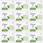 Dove Fresh Touch - Lot de 12 porte-savon - Parfum concombre et thé vert - 90 g