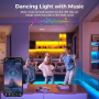 LUXONIC 5M Neon Ruban LED, RGB, Etanche, 24V Flexible Bande LED Néon | en Silicone avec APP/Télécommande, Synchronisation Musica
