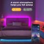 LUXONIC 5M Neon Ruban LED, RGB, Etanche, 24V Flexible Bande LED Néon | en Silicone avec APP/Télécommande, Synchronisation Musica