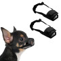 KEYRI 2 Pièces Muselière pour Chiens Muselière Souple Réglable pour | Chiens Respirant Muselière en Nylon Pour Chien Museliere A
