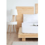Todocama - Drap Housse réglable en Microfibre brossé Extra Doux. Lit 80 x 190/200 cm, Blanc