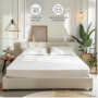 Dreamzie - Drap Housse 140x190/200 - Blanc - 100% Jersey Coton Certifié Oeko Tex - Drap-Housse 140x190/200