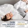 Dreamzie - Drap Housse 140x190/200 - Blanc - 100% Jersey Coton Certifié Oeko Tex - Drap-Housse 140x190/200