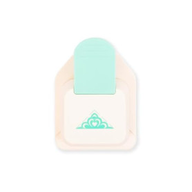 Craftelier - Perforatrice d'angle en forme de cœur avec levier à pression pour découpe de papier et carton | Spécial pour scrapb