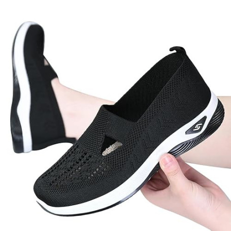 Stafeny Chaussures orthopédiques pour Femme | Chaussures sans Lacets Mains Libres | Randonnée en Plein air pour Femme