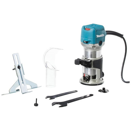 Affleureuse-défonceuse à vitesse variable 710W Ø8 ou 6 mm - MAKITA RT0702C