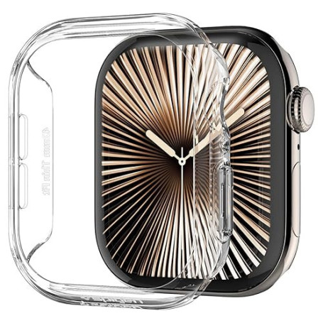 Spigen Thin Fit Coque Compatible avec Apple Watch Series 11/10 42mm (2025/2024) - Transparent
