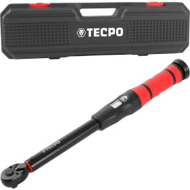 TECPO Clé dynamométrique Pro 3/8" 10-110 Nm 72 dents pour vélo, voiture et moto