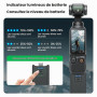CITYORK 5000mAh poignée Batterie pour DJI Osmo Pocket 3 / Pocket 4 / Combo/Xtra Muse, Batterie pour DJI Osmo Pocket 3 / Pocket 4