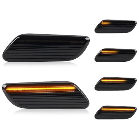 OZ-LAMPE Clignotant Latéral LED pour BMW Mini cooper F55 F56 F57 LC12 2022 2023 2024, Clignotant Latéraux avec Canbus Sans Erreu