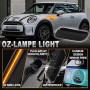 OZ-LAMPE Clignotant Latéral LED pour BMW Mini cooper F55 F56 F57 LC12 2022 2023 2024, Clignotant Latéraux avec Canbus Sans Erreu