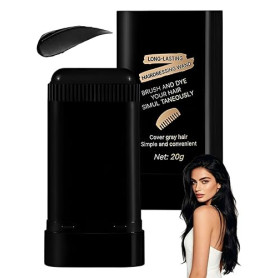 Zeayebsr 1Pcs Bâton de coloration 2-en-1 et peigne, teinture au peigne sûre et pratique, bâton de retouche, résistant à l'eau et