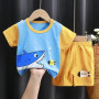 XM-Amigo Lot de 3 Ensembles Bébé et Garçon T-Shirt Short Manches Courtes | Vêtements en coton à manches courtes, adaptés comme s