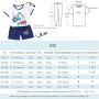 XM-Amigo Lot de 3 Ensembles Bébé et Garçon T-Shirt Short Manches Courtes | Vêtements en coton à manches courtes, adaptés comme s