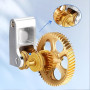 Extruder Gear pour imprimante 3D Bambu-Lab X1C P1P P1S, acier trempé en laiton entièrement métallique, composants dentés dorés D