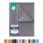 Utopia Bedding - Drap Plat - 225x255cm - Gris | Certifié Oeko-TEX - Polyester brossé Doux - Microfibre - Sans élastique