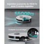 Lefant M1 Robot Aspirateur Laveur 2 en 1, 5500Pa, Navigation LiDAR, Cartographie Multi-étage, Zones Virtuelles, Connecté par Ale