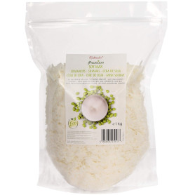 Cire de soja Premium chez Materialix - diverses tailles - cire de soja naturelle écologique pour la confection de bougies (1kg)