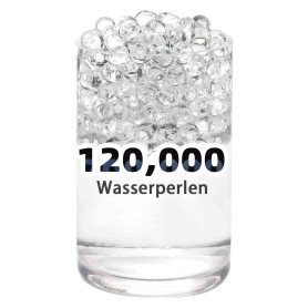 WITCOLOR Lot de 120 000 perles d'eau transparentes en gel - Pour vases, bougies flottantes, décoration de mariage, décoration de
