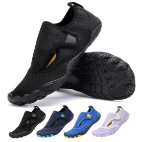 SAIBOO Chaussures Aquatiques Enfants Chaussures d'eau Garçons Filles Antidérapant Chaussures de Plage Séchage Rapide Pieds Nus p