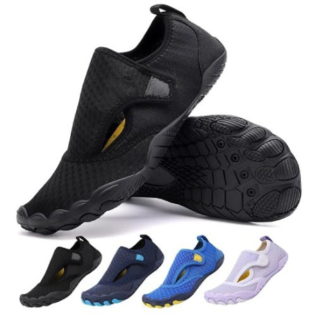SAIBOO Chaussures Aquatiques Enfants Chaussures d'eau Garçons Filles Antidérapant Chaussures de Plage Séchage Rapide Pieds Nus p