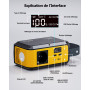 VTOMAN Jump 100 station portable, 89,6Wh LiFePO4, 100W CA charge PD 65W | Cellules LiFePO4 sûres durables, charge multi-appareil