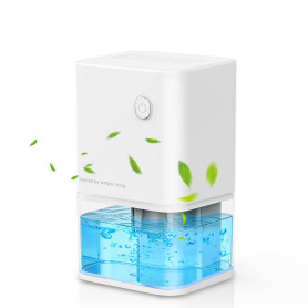 Deshumidificateur d Air Anti Moisissure 500ML, Éco Electrique Déshumidificateurs Maison Compact, Silencieux et Efficace avec Arr