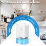 Deshumidificateur d Air Anti Moisissure 500ML, Éco Electrique Déshumidificateurs Maison Compact, Silencieux et Efficace avec Arr