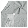 Unisxe Peignoir de Bain Kimono Japonais Chemise de Nuit Lâche Ruban pour Femme Homme Pyjama Japonais Nuisette de Chambre Vêtemen