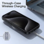 JETech Coque Mate pour iPhone 15 Pro, Noir | Protection de Qualité Militaire, Dos Mat Givré, Finition Anti-Traces de Doigts, Étu