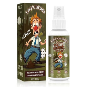 LIKFCBOND Spray Puant Liquide, Spray Puant Extra Fort, Spray Malodorant Liquide pour Farceurs, Spray Stink pour Les Amateurs de