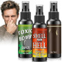 3 Pièces Spray Puant - Boule Puante Puissante, Fart Spray Qui Pue, Farce et Attrape Adulte, Objet Prank Odeur para Halloween Car