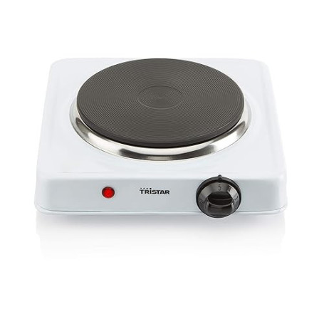 Tristar Mixte Adulte Réchaud électrique, Blanc, 1000W