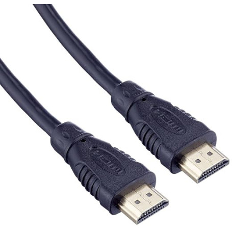 PremiumCord Câble HDMI Haut Débit 4K M/M, 10,2 Gbit/s Avec Ethernet, Compatible Vidéo 4K@30 Hz, Full HD 1080p, Deep Color, 3D, A