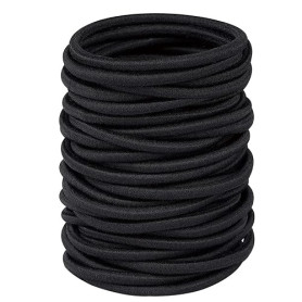Ithyes Lot de 32 élastiques à cheveux épais de 4 mm pour femme et fille, chouchous pour queue de cheval, chouchous pour filles e