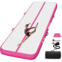 PPXIA Tapis de gymnastique gonflable 3 m, 4 m, 5 m, 6 m, 10/20 cm de hauteur, tapis de gymnastique avec accessoires complets, ta