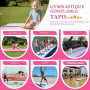 PPXIA Tapis de gymnastique gonflable 3 m, 4 m, 5 m, 6 m, 10/20 cm de hauteur, tapis de gymnastique avec accessoires complets, ta
