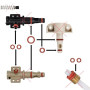 Kit de 10 joints toriques pour groupes de brassage Saeco, Philips et Gaggia | Kit d'entretien, pour le groupe café, la valve de